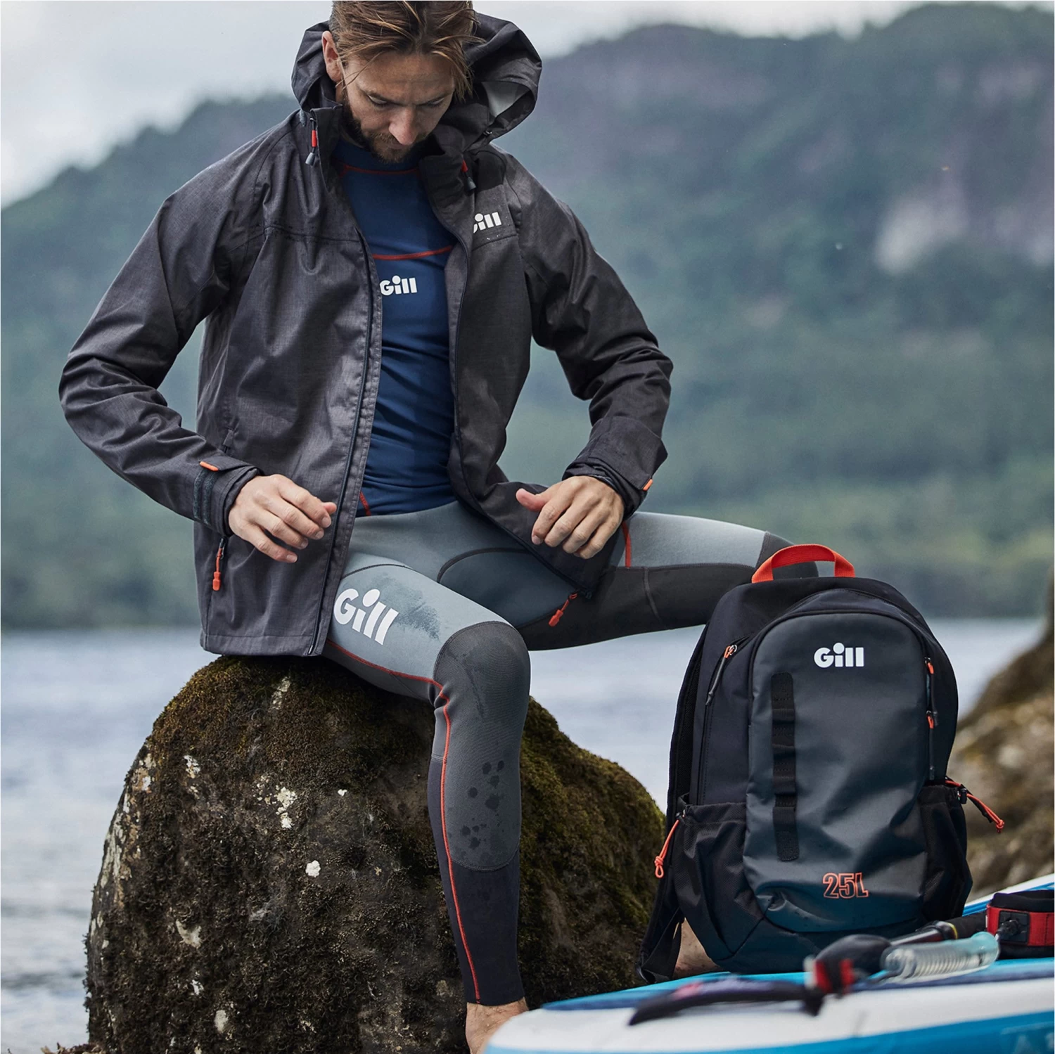 GILL Mens Zenlite 2mm Flatlock Neoprene Trousers - Image 5