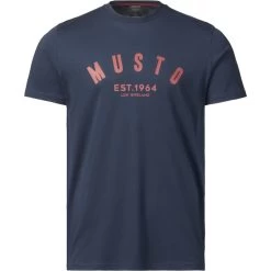 MUSTO Mens Marina Short Sleeve Tee