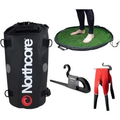 Northcore 40L Dry Bag, Change Mat & Wetsuit Hanger Bundle