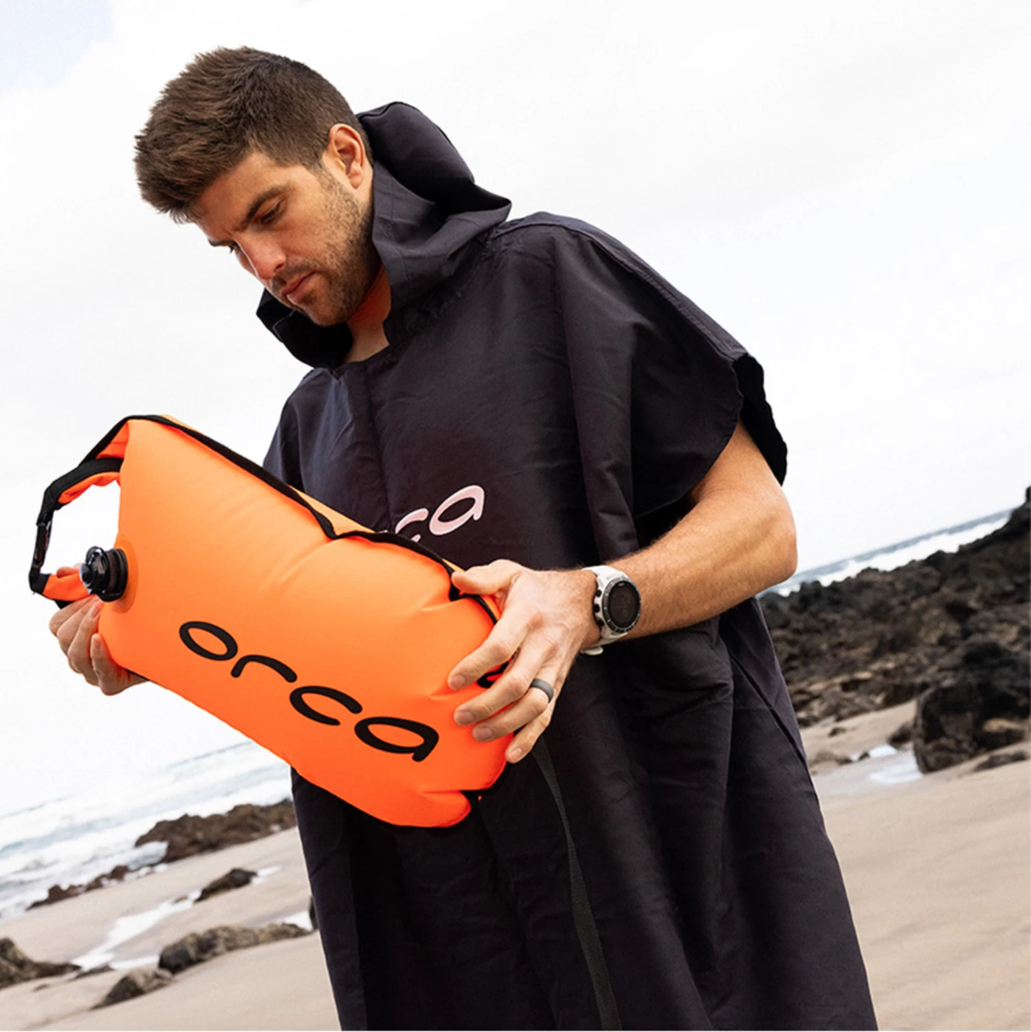 ORCA Hooded Poncho / Changing Robe - Image 4