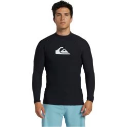 Quiksilver Mens Heater Long Sleeve Rash Vest