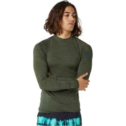 Rip Curl Mens Dawn Patrol UPF Performance Long Sleeve Rash Vest