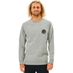 Rip Curl Mens Wetsuit Icon Crew Fleece Jumper