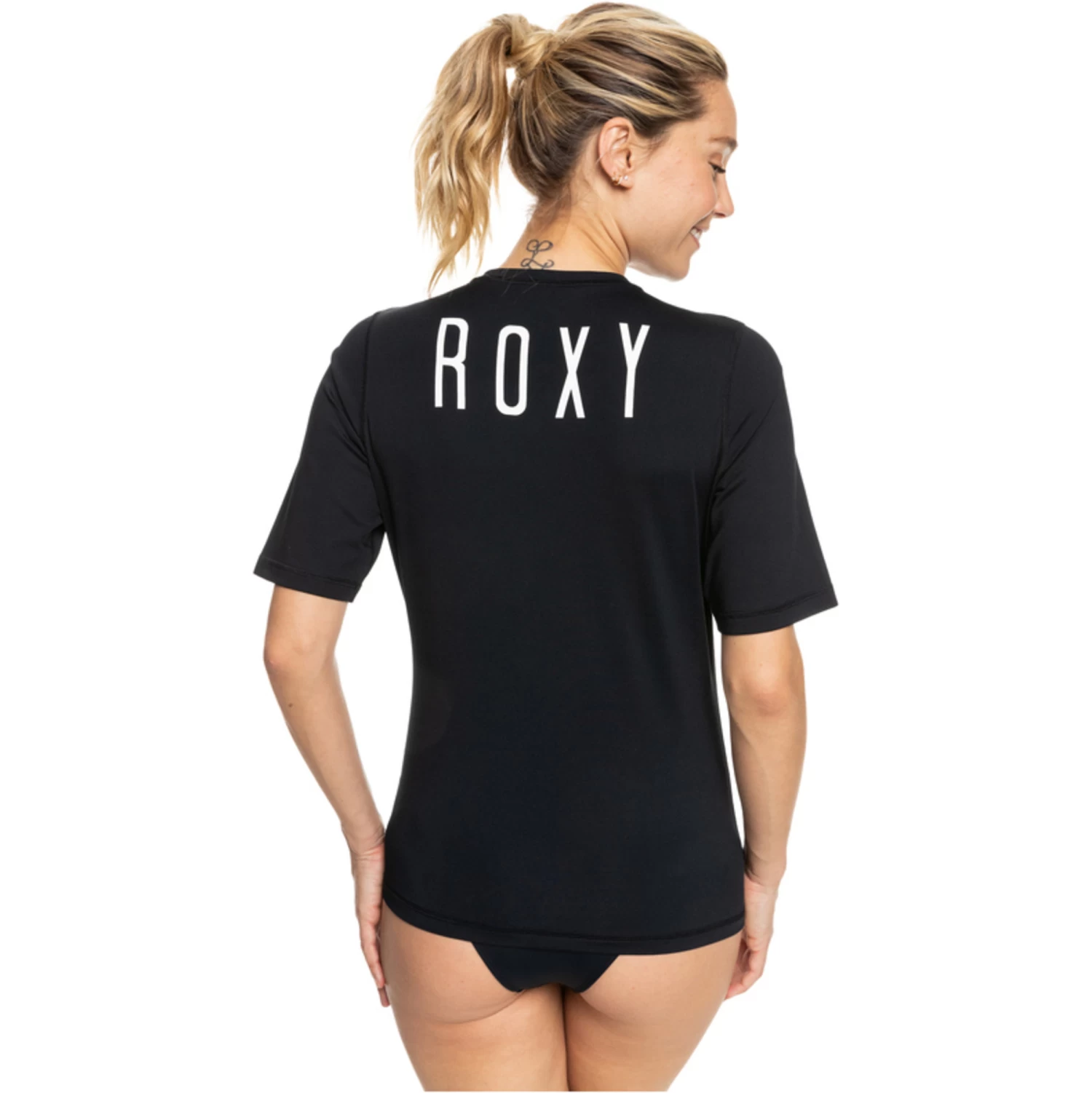 Roxy Womens Enjoy Waves Short Sleeve Rash Vest - Image 4