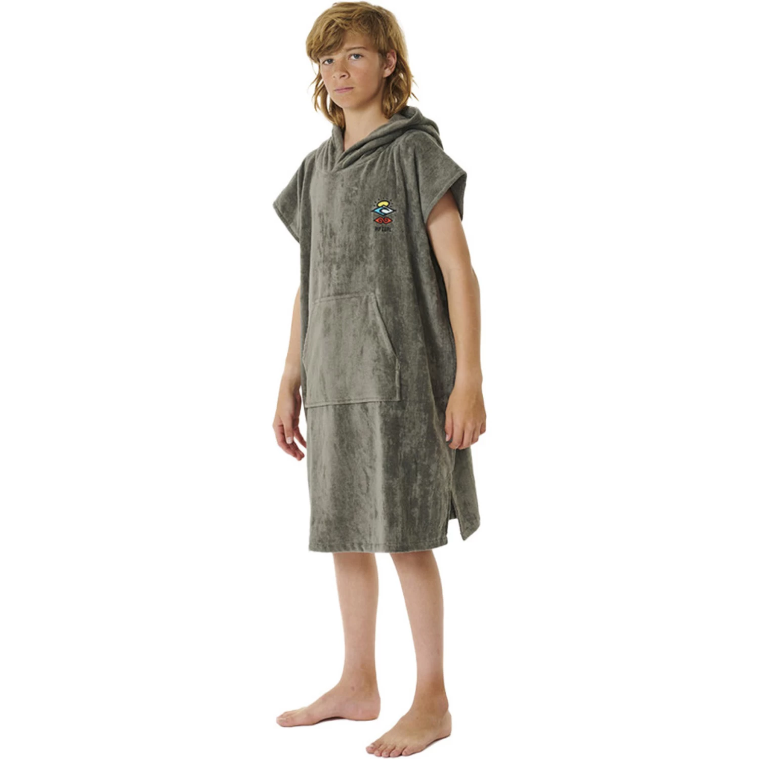 Rip Curl Junior Logo Hooded Towel Changing Robe / Poncho - Image 3