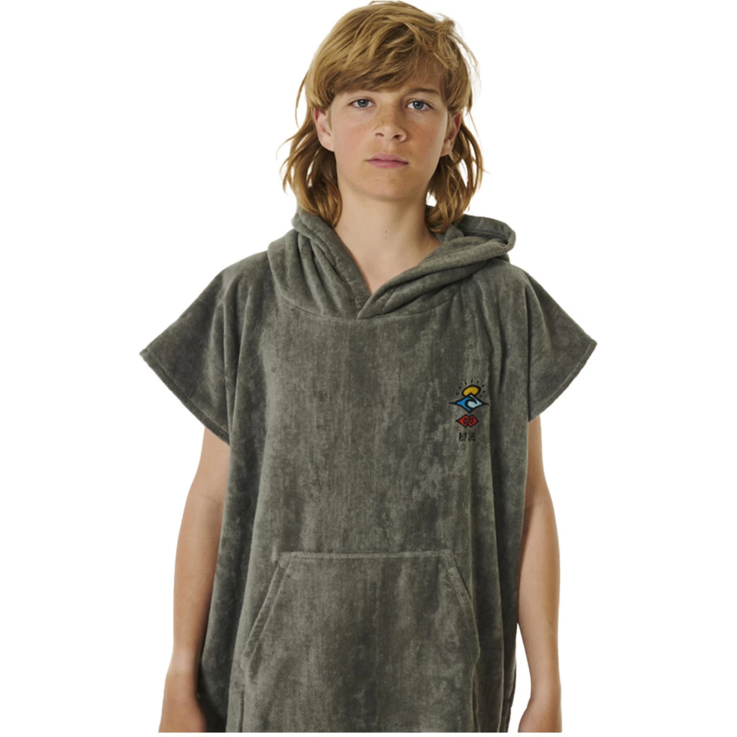 Rip Curl Junior Logo Hooded Towel Changing Robe / Poncho - Image 5