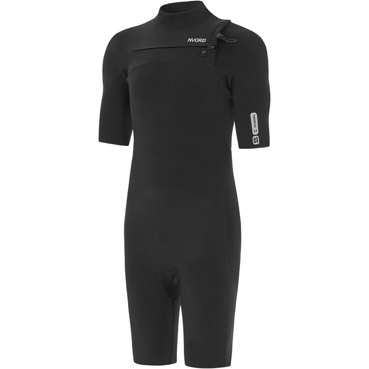 Mens Tempus 2/2mm Chest Zip Shorty Wetsuit & 20L Dry Bag & Key Case Bundle - Image 2