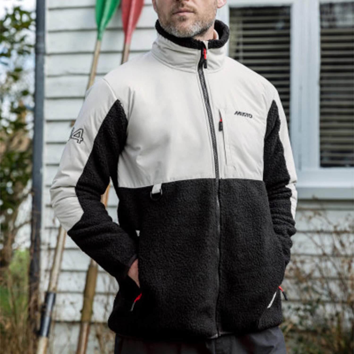 MUSTO Mens 64 Sherpa Fleece Jacket - Image 5