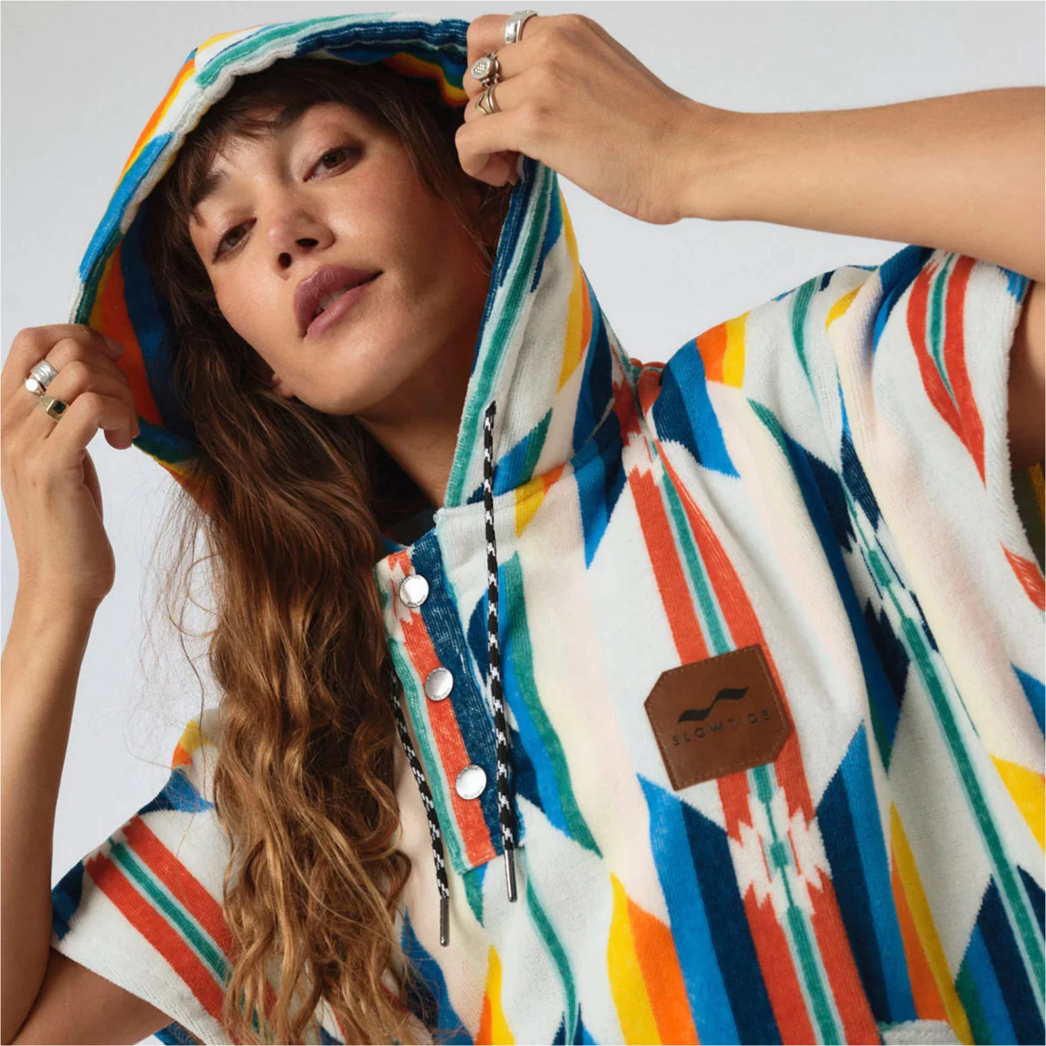 Slowtide York Hooded Towel Change Robe / Poncho - Image 5