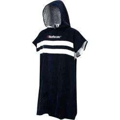 Northcore Beach Basha Stripe Hooded Towel Changing Robe / Poncho