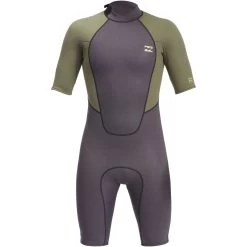 Billabong Mens Intruder 2/2mm Back Zip Shorty Wetsuit